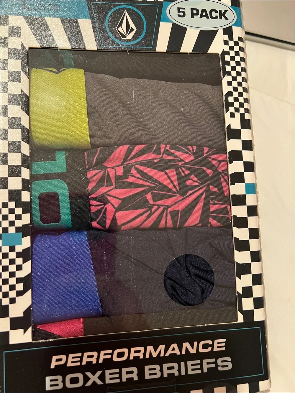 Volcom Men's Performance Boxer Briefs - 5 Pack